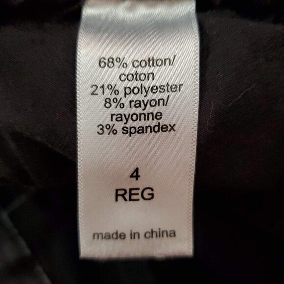 Maurices Distressed Button Fly Skinny Black Denim - Picture 4 of 11